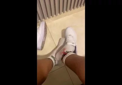 Walking Through the City of Cartagena and Then You Sit Down to Adore My Big Feet as I Deserve
