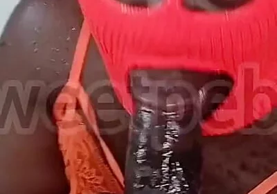 Teddy Bear Fucked Me with His Thick Black Dick, Even When There Light Out