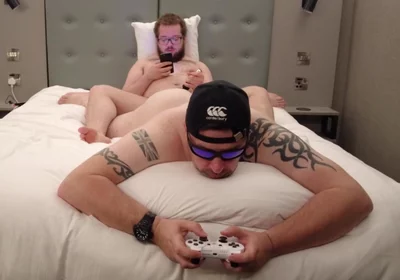 Playing Games While He Cums on Me