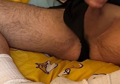 Lextalon Solo on the Bed - I Masturbate Watching Porn Until I Cum