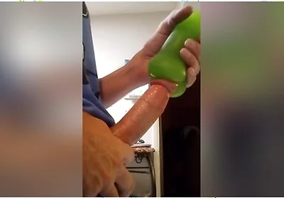 Saturday Night Home Alone Got Horny In The Kitchen Had To Play With It