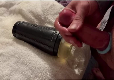 Hard Throbbing Cock Pissing Till I Cum