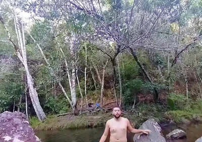 I Went to the Waterfall and Showed off Before Someone Came and Caught Me.