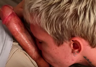 Big Cock Guy with Athletic Body Fucks Deep in Twink's Throat and Fills His Tight Ass with Cum