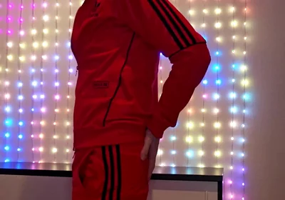 Red Adidas Tracksuit