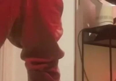 Amateur Boy Pissing in a Glass Held in His Friend's Mouth