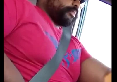 Stepdaddy Drives You While Massaging His Cock
