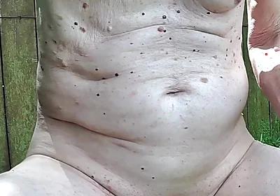 Close up Outdoor Anal and Sounding Cum