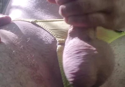 Cock Jerking with Nature