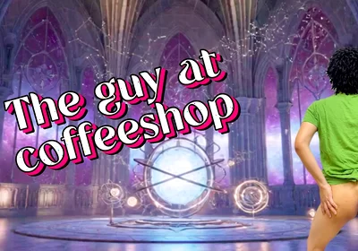 Seeing a Guy Is a Coffee Shop with Hard Cock and Offered Him a Blowjob