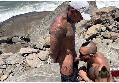 Mafia - Big Uncut Cocks Fuck Public Bareback Raw Dick Caught!