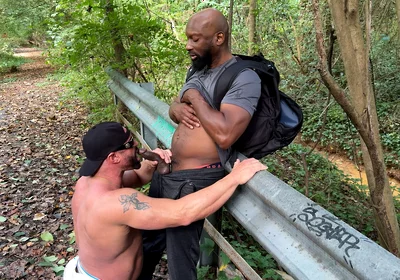 Big Black Hung Stud Fucks Young Asian Hole and White Muscle Jock Into Submission