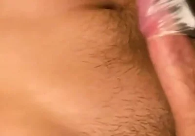 Vibrator on Dick Head Solo Orgasm in Morning Dirty Talks