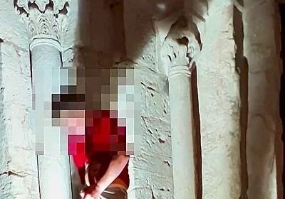 Excessive Cumshot in a Super Risky Place