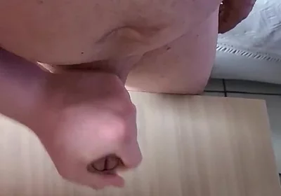 Boy Giving Daddy a Helping Handjob