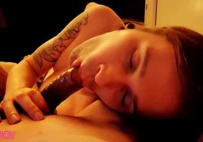 Femboy Twink Gives Blowjob