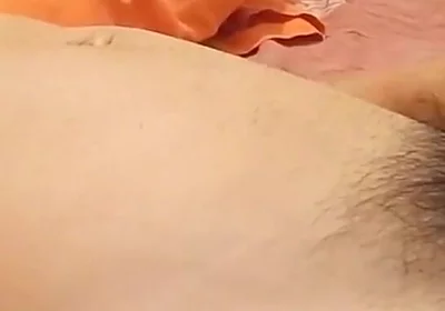 Worship Twink's Big Hairy Cock and Balls, Wank on Boy's Dark Full Bush Pube, Soft Silk Skin