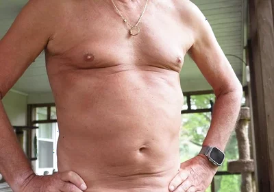 Grandpa on the Porch