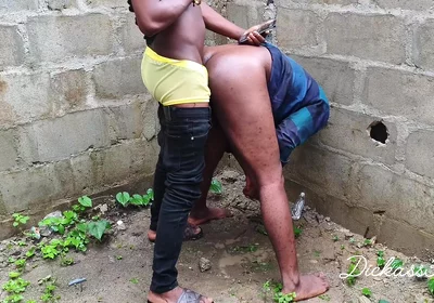 Twerking Ebony Bitch Got It Hard From the Back
