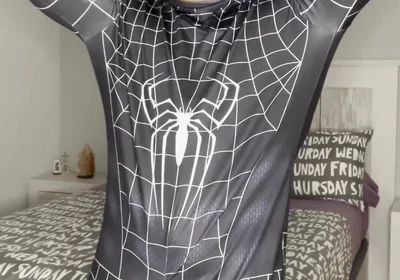 Big Load with No Hands! Spiderman Outfit