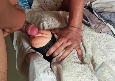 Boy Fucked the Sex Toy Extreme Way Put Whole Dick Inside