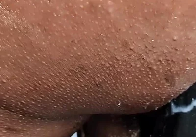 My ass, on the dildo close up