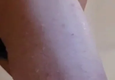 Husband Riding Huge Dildo in Shower