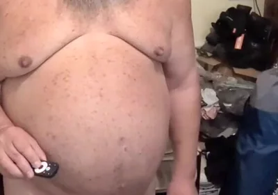 Big Bear Belly and Cock