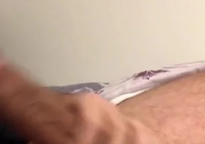 Jerking off My Fat Dick Before Getting Live