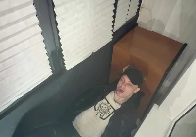 Leather Biker Piss on Leather Scally Chav Guy