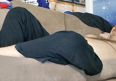 Chubby Daddy Bear Naked Dirty Feet
