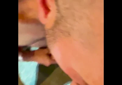 Construction Stepdad Has Fun in the Garage with His Buddy