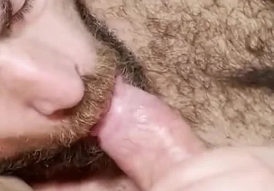Sucking Bushy Cock