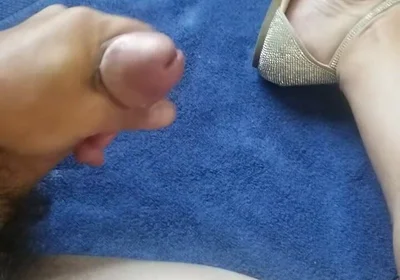 Vibrator in Ass Big Cock Pretty Sandals