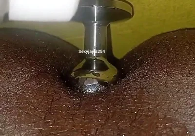 Training My Asshole to Take a Bigger Dick Using My New Butt Plug
