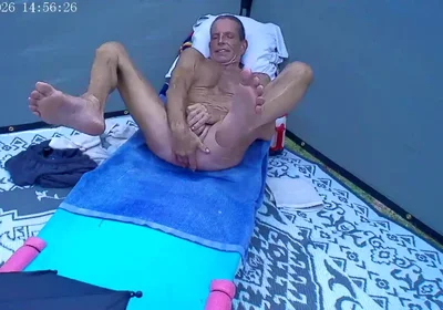 8-25-2026 Cam 2 Naked Tan. Red Neck Pool Out of an 18ft Sunray Openbow Boat. Low Balls, Azz