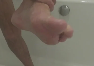 Washing My Feet for My Foot Worshippers