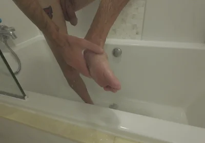 Washing My Feet for My Foot Worshippers
