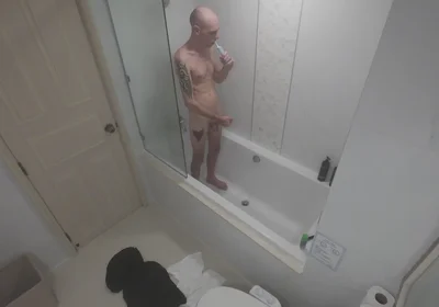 Secret Shower Cam Caught Me Touching Myself