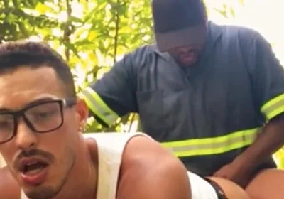 Workers Eating Colleague's Ass and Cumming in His Mouth