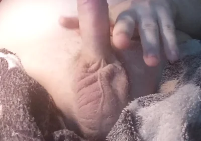 Laying in My Bed, Jerking My Uncut Cock and Cumming