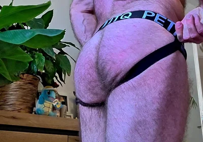 Verbal Bear Tries on Jockstrap