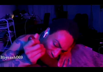 Giving Sloppy Blowjob to My Toy