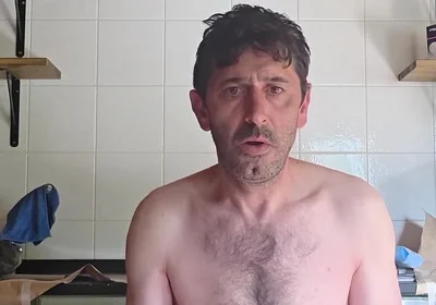Straight Guy with Huge Cock Jerks off in the Cabin