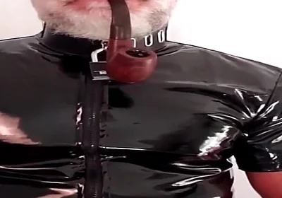 Fetish Dad Experiencing Collar