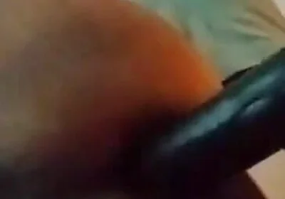 Anally Penetrated by 11 Inch Dildo