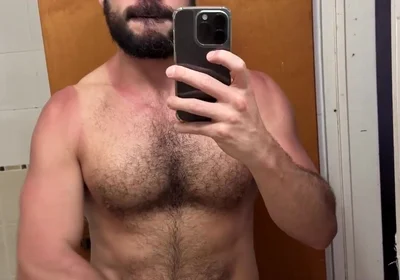 I Always Come Home Horny From Training and I Like to Touch My Dick in the Mirror