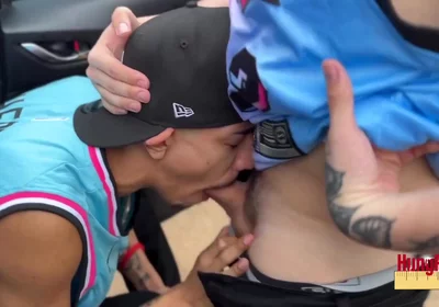 Eddy Blanco And Santo Jorge - Big Dick Caught Fucking Outdoor Sucking Big Uncut Cock