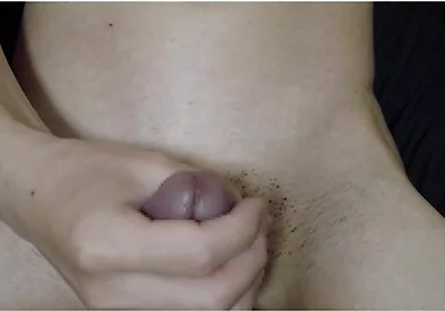 Look At Cumshot From Erect Dick. Close Up Of My Penis. Asian Male Masturbation