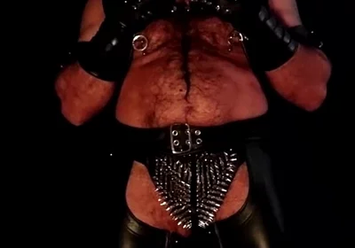 Leather Chaps, Spikes and Pipe